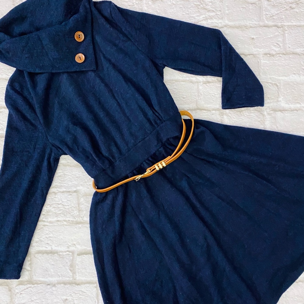 New with tags navy blue sweater dress